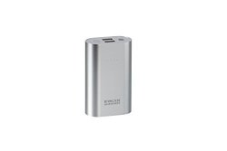 Lightning Power Bank 10000 Mah Compact Portable Universal Silver Aluminum Body By Rivacase
