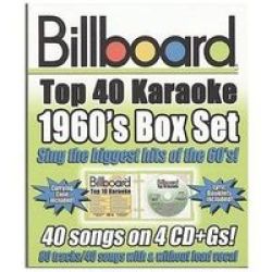 Billboard 1960& 39 S Top 40 Karaoke Box S Cd 2008 Cd
