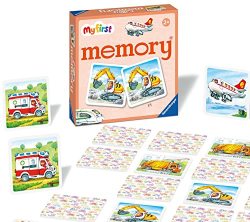 Ravensburger My First Memory Game - Vehicles - Matching Picture Snap Pairs For Kids Age 3 Years Up - Educational Todder Toy Multicolor 20878