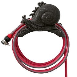 Mkono Garden Hose Holder Reel Hanger Wall Mount Outdoor Decorative