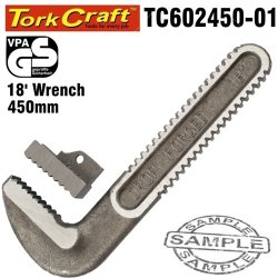 Tork Craft Pipe Wrench Heavy Duty 450MM TC602450