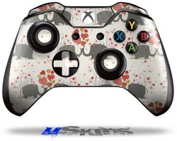 Elephant Love - Decal Style Skin Fits Original Microsoft Xbox One Wireless Controller Controller Not Included