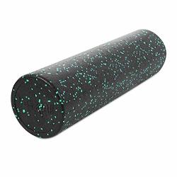 YES4ALL 12 Inch Foam Roller back Roller High Density Foam Rollers Epp Round Foam Roller For Physical Therapy And Exercise Green Speckled Y40W