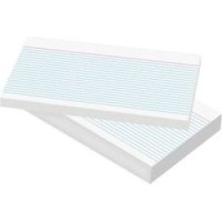 Rbe Large Record Cards 127X203MM Pack Of 3