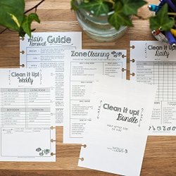 Cleaning Schedule For The MINI Happy Planner Create 365 Planner Pages