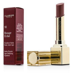 Rouge Eclat Satin Finish Age Defying Lipstick - 18 Strawberry Sorbet - 3g-0.1oz