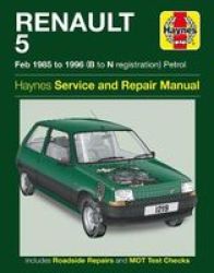 Renault 5 Petrol Service And Repair Manual Paperback