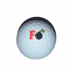 Telesca Gag Prank F$& F-bomb Real Golf Ball Fun Gift Special