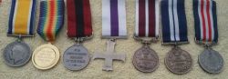 Group Ww1 Medals - Full Size Replicas Free Registered Post