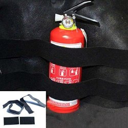 GOTD2PCS Car Trunk Store Content Bag Rapid Fire Extinguisher Holder Safety Strap Kit 2PC
