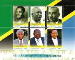 Tanzania 2006 45th Anniversary Of Independence