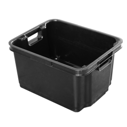 Big Jim Crate 25L Stack & Nest - Black