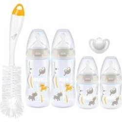 Nuk First Choice+ Temperature Control Bottle Starter Pack From Birth Safari