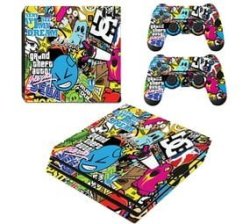 Skin-nit Decal Skin For PS4 Pro: Sticker Bomb 2019