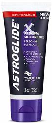 Astroglide X Premium Waterproof Silicone Gel Personal Lubricant 3 Oz