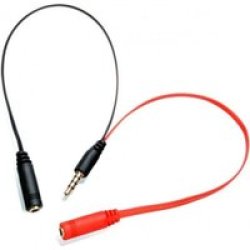 Astrum Male To 2 X Female Aux 3.5MM Splitter Cable