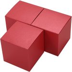 Red Glitter Paper Gift Boxes with Lids Assorted Sizes 2x2x2 3x3x3 4x4x4 Pack 15 by Quotidian Red Glitter Paper Gift Boxes with Lids Assorted Sizes 2x2x2 3x3x3 4x4x4 Pack 15 by Quotidian