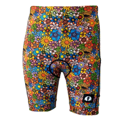 Funky Cycling Shorts - Funky Flowers - Ladies L - 36