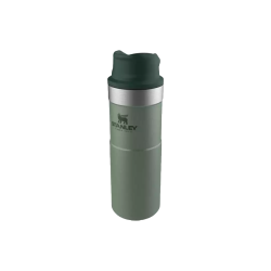 Stanley Classic Trigger Action Travel Mug 0.47L Assorted Colours - Hammertone Green