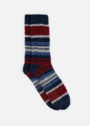 Striped Mid Calf Slipper Socks