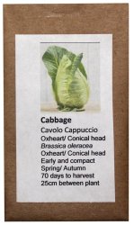 Heirloom Veg Seeds - Wild Cabbage - Oxheart