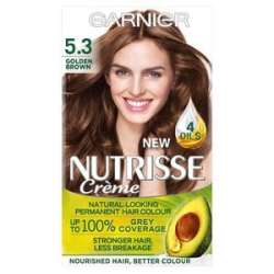 GARNIER NUTRISSE Permanent Hair Dye Golden Brown 5.3