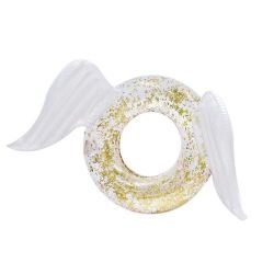 Inflatable Sparkly Wings Swimming Ring Angel Wings Ring Float