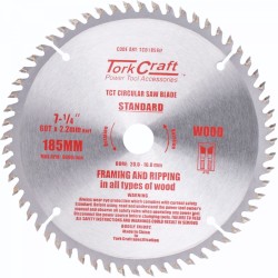 Tork Craft Blade Tct 185 X 60T Cross Cut TCD18560