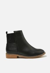 Cotton On Step Gusset Boot - Black