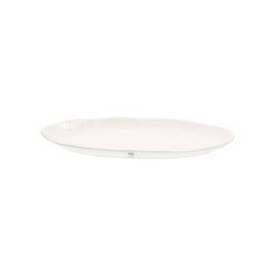 Symphony Linen Oval Platter White