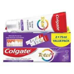 Colgate Total 12 Pro Gum Health Toothpaste 2 X 75ML