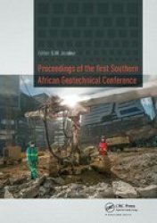 Proceedings Of The First Southern African Geotechnical Conference Paperback