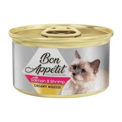 Bon Appetit Cat Food Salmon & Shrimp 85G