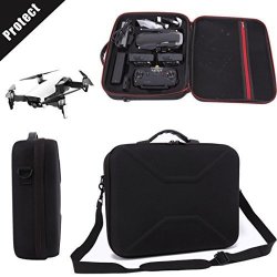Voberry Portable Shockproof Shoulder Handheld Waterproof Suitcase Bag For Dji Mavic Air Black