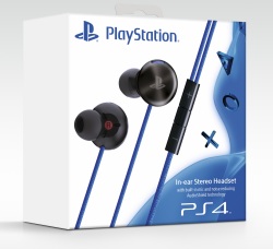 Sony Official Noise Cancelling In-ear Headset Ps4