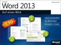 Microsoft Word 2013 Auf Einen Blick Paperback
