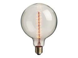 Vintage Vertical Spiral Filament Lightbulb Large