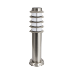 Bright Star Lighting - Small Stainless Steel Bollard With White Perspex Cover