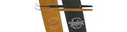 Taylor Guitars Black Suede Logo Guitar Strap