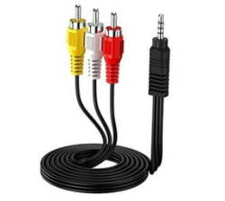 3.5MM Male Aux Jack To 3 Rca Cable - 1.5M