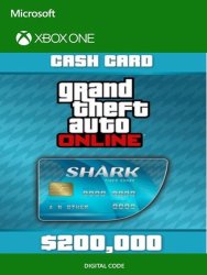Grand Theft Auto Online - 200 000 Tiger Shark Cash Card Xbox One Cd Key - Xbox Live 18 Action