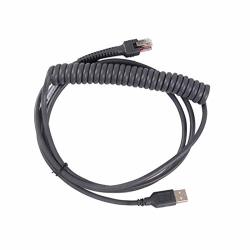 2-PACK CBA-U12-C09ZAR USB Cable For Symbol LS2208 LS4208 Barcode Scanner Reader 9FT Coiled