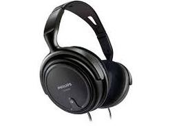 Philips Black DJ Monitor Style Headband Headphones