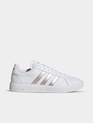 Adidas Womens Grand Court Base 2.0 White Sneakers