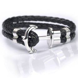 Pu Leather Bracelet - Black