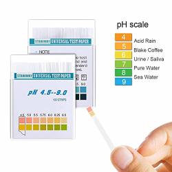 100CT Ph Test Strips Measure Litmus Strips Tester Ph Scale 4.5-9 And Color Chart