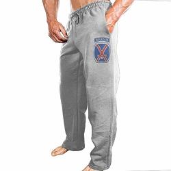 Lalae-ltd Us Army Retro 10TH Mountain Division Mens Fit Joggers Jersey Sweatpants For Gym Training