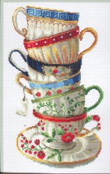 Cross Stitch Kit- Set Of Coffee Cups
