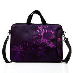 10-INCH Laptop Shoulder Bag Sleeve Case With Padded Handle For 9.6 9.7 10 10.1 10.5 Ipad netbook tablet reader Purple