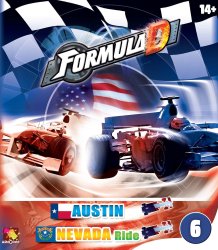 Asmodee Formula D Circuits 6 Austin And Nevada Ride Board Game